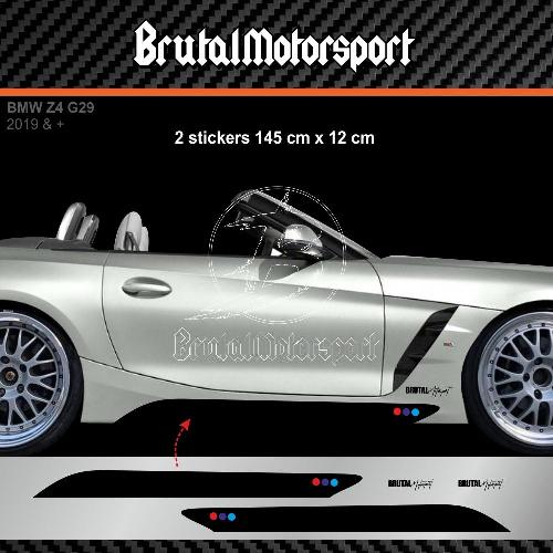 DRIFT STRIPE 145 cm Seitenstreifen Aufkleber für BMW Z3 Z4 BMW